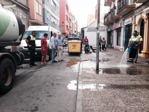 Limpieza calle San Pablo