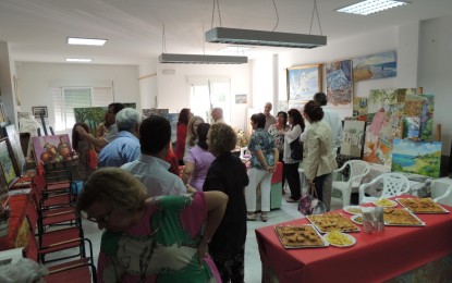 Inaugurada la exposición de los trabajos realizados en el taller de pintura de la UP de Campamento