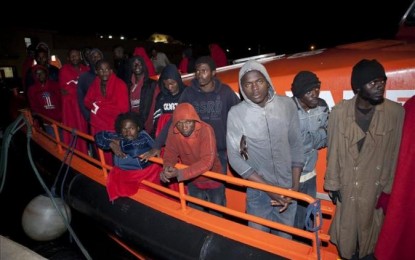 Interceptados siete inmigrantes en el Estrecho de Gibraltar