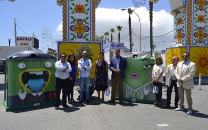 La Feria de La Línea tendrá contenedores de reciclado de vidrio