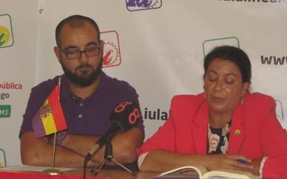 Cefe Peño, candidata de IU en La Línea con el 90 por ciento de los apoyos