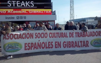 Ascteg y Frontera Humanitaria frenan la manifestación fascista en Gibraltar