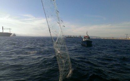 La Autoridad Portuaria de Gibraltar retira redes de pesca de Punta Europa