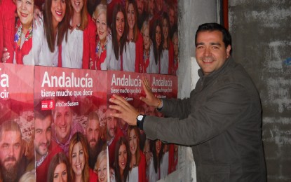 Salvador Puerto arranca con fuerza en Los Barrios la campaña electoral para las andaluzas