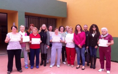 Concluido el taller de defensa personal para mujeres usuarias de los centros de mayores de Levante y Junquillos