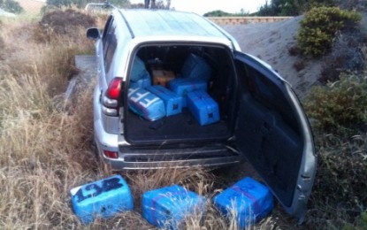 La Guardia Civil interviene 360 kilos de hachís en La Línea
