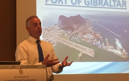 Gibraltar promociona sus servicios marítimos y de bunkering en la capital helena