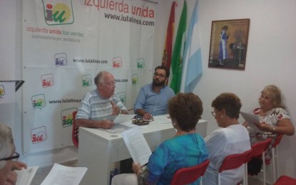 IU La Línea informa a los usuarios de la Cátedra de Los Junquillos lo aprobado en el Parlamento de Andalucía