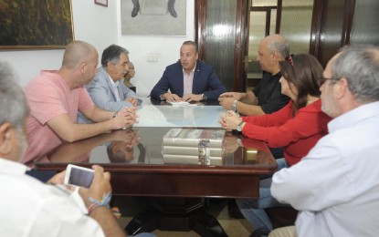 Ruiz Boix se reúne con miembros del Ministerio Palestino del Interior y estudia con ellos vías de colaboración