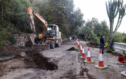 Obras en Europa Road y medidas para impedir inundaciones en Queensway