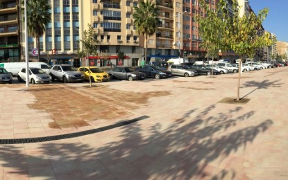 Nueva zona abierta este mediodía al público en la actuación Puerto-Ciudad que acomete la Autoridad Portuaria de la Bahía de Algeciras (APBA) en el Acceso Central Paco de Lucía