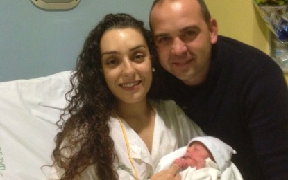 Samuel Fernández, de nuevo abuelo, tras dar a luz su hija Jessica