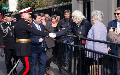Picardo da la bienvenida al nuevo Gobernador de Gibraltar recordando los retos a los que se enfrenta el Peñón