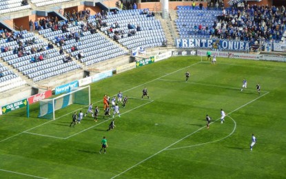 Buen empate (2-2) de la Balona en el Colombino ante el Recreativo de Huelva