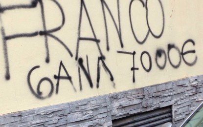 Aparecen nuevas pintadas contra el alcalde, Juan Franco