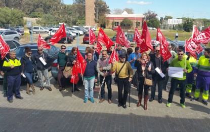 Protesta sindical por los incumplimientos de Arcgisa