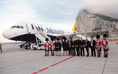 Comienzan los vuelos entre Londres y Gibraltar a traves de Monarch