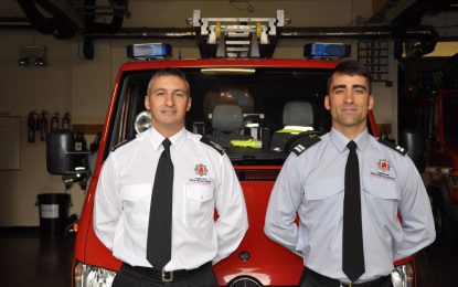 Nueva promoción del servicio de bomberos y rescates de Gibraltar