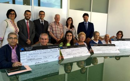 Cuatro entidades linenses reciben de la obra social de La Caixa ayudas por valor de 22.550 euros