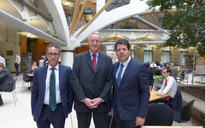 El Ministro Principal de Gibraltar, Fabian Picardo, y el Viceministro Principal, Joseph Garcia, continúan su apretada agenda de reuniones en Londres