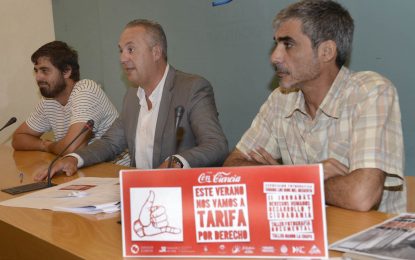 Diputación y la ONG Cooperación Alternativa se dan la mano para que Tarifa ‘Tome Conciencia’