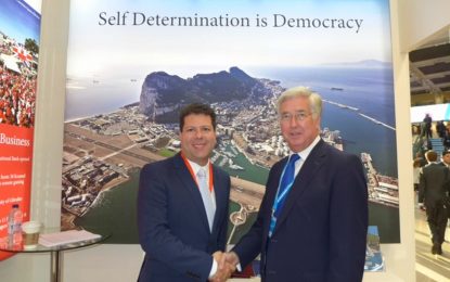El Ministro Principal de Gibraltar, anfitrión de la recepción del Gibraltar en el Congreso del Partido Conservador