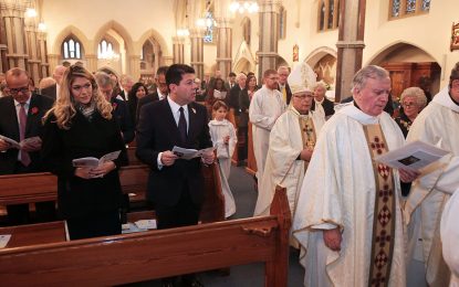 La misa de ayer domingo marcó el inicio de las celebraciones del Día de Gibraltar en Londres