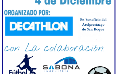 Decathlon Los Barrios realiza un torneo de futbito solidario