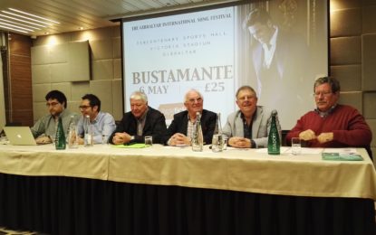 David Bustamante, estrella invitada en el Festival Internacional de la Canción de Gibraltar
