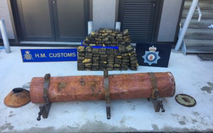 Las autoridades de Gibraltar, en colaboración con la DEA, incautan cerca de 108 kg de cocaína de un barco con bandera liberiana