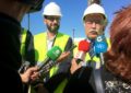 Las obras del carril de acceso al puerto de Poniente estarán finalizadas antes del verano