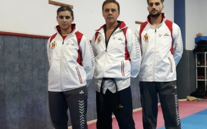 El concejal de Deportes felicita a los deportistas del club Seúl-Gym Hércules por su participación en el Mundial de Taekwondo