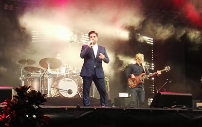 Espectacular concierto de David Bustamante en el Gibraltar Internacional Song Festival