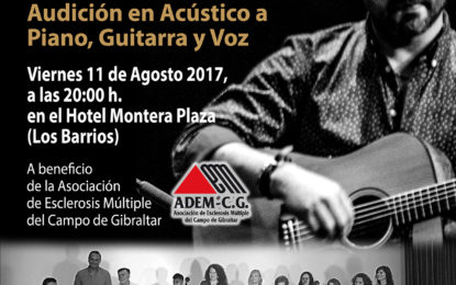 Audición de la Academia de Alejandro Muñoz a beneficio de ADEM-CG el próximo 11-08-2017