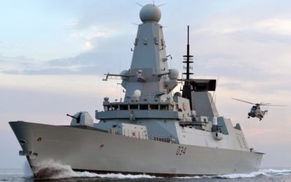 El destructor de la Royal Navy británica, HMS Diamond, hará escala en el Peñón
