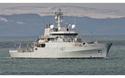 El buque oceanográfico de la Royal Navy HMS Echo visitará Gibraltar