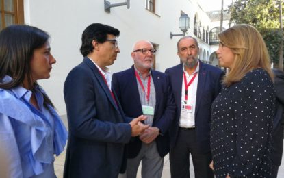 Tornay, Rodriguez y Aragón acompañan en Sevilla a Rocío Arrabal en la presentación de su PNL en el Parlamento y dialogan con Susana Díaz