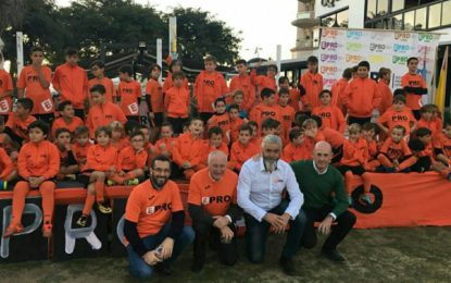 Presentación de alumnos y noveno aniversario de la Escuela Profesional de fútbol Ciudad de La Línea