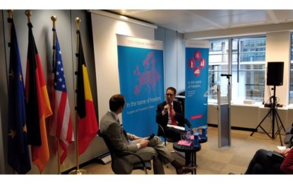 El Viceministro Principal explica la situación gibraltareña en un think tank liberal en Bruselas