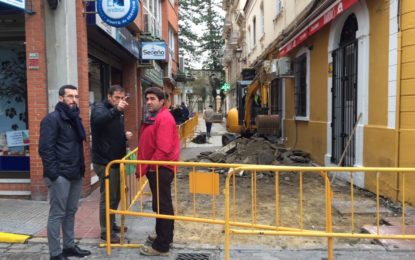 Reanudadas las obras en el último tramo de la calle Doctor Villar con un plazo de ejecución de mes y medio