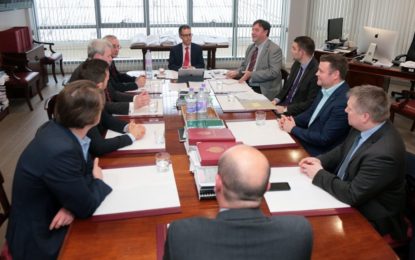 El Viceministro Principal recibe a una delegación de parlamentarios alemanes en Gibraltar para informarles sobre los efectos del proceso del Brexit