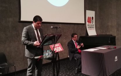 Sensacional discurso de Picardo en el 40 aniversario del PSOE linense