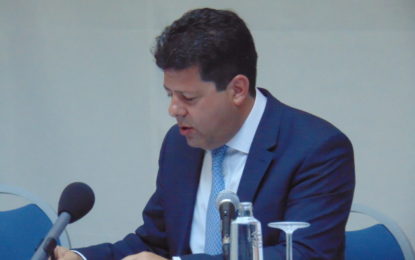 Picardo se pronuncia ante el Parlamento sobre decisión de la Comisión acerca de la fiscalidad de Gibraltar, el Brexit sin Acuerdo y la Cosoberanía