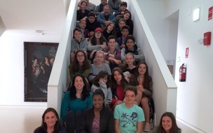 Alumnos del Liceo Francés de Londres visitan el museo Cruz Herrera