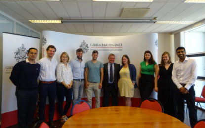 Gnosis Senior Leadership Team se reunió con Albert Isola en Gibraltar