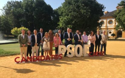 Juan Chacón participa en un encuentro con Irene Garcia y resto de candidatos del PSOE en la provincia