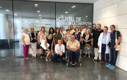Colectivos sociales y asociaciones de pacientes del Campo de Gibraltar conocen el nuevo Hospital de La Línea de la Concepción