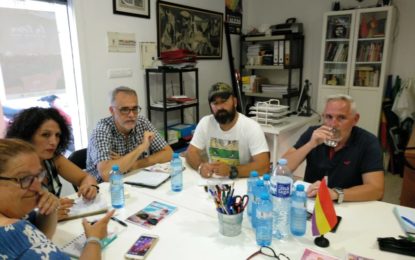 Izquierda Unida y el Círculo Podemos La Línea han mantenido la primera reunión de trabajo por la confluencia de ambas formaciones de cara a las elecciones municipales