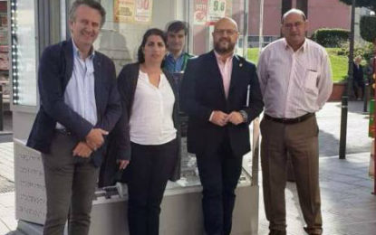 El Ayuntamiento de La Línea colabora con la ONCE para la instalación de nuevos módulos de venta de cupones