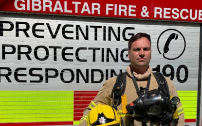 El bombero, Martin Posso, ha completado con éxito el curso de Instructores de Aparatos Respiratorios (BAI) en el Fire Service College (FSC), en Reino Unido